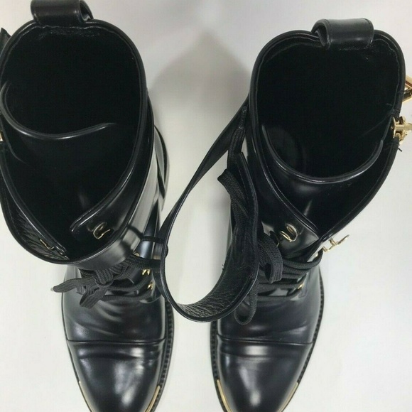 Louis Vuitton - Leather Ranger Women Boots - Picture 4 of 8